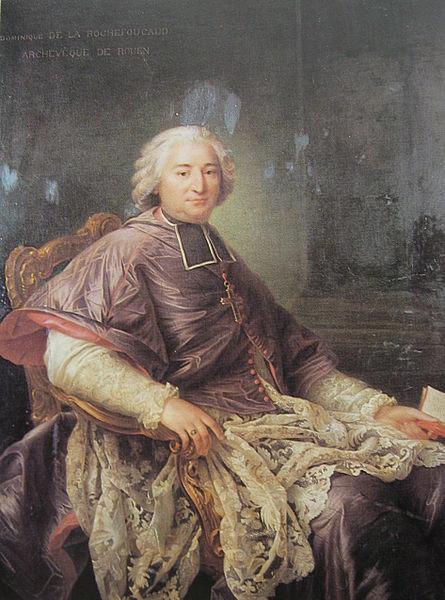 Francois-Hubert Drouais Portrait of Cardinal de la Rochefoucauld